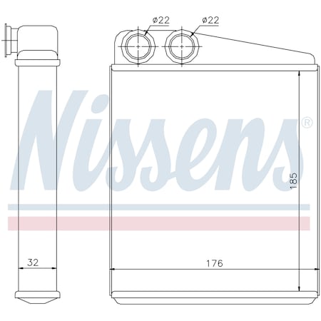 Nissen Nissens Heater, 70228 70228